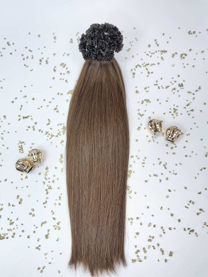 20" Keratin bonds - Natural Chestnut #2Q