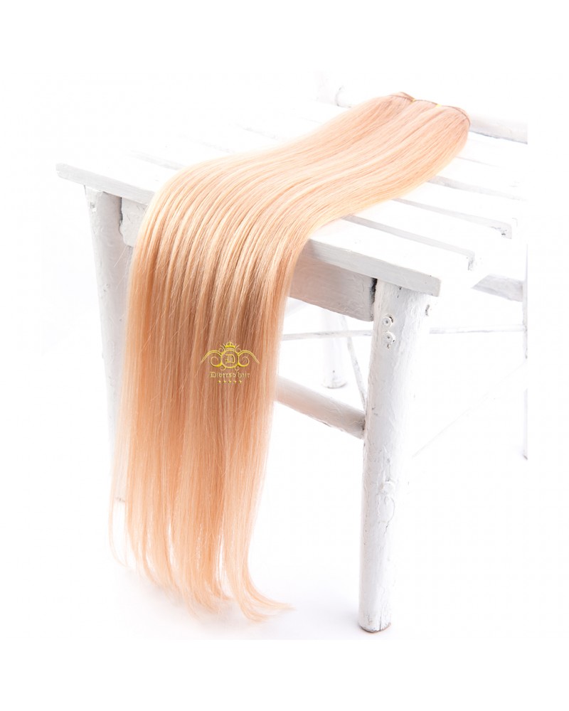 Păr pe tresă 70 cm / 150 g blond închis #27