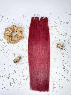 55cm High-Quality Weft Hair - Red #Red