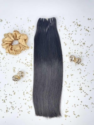 55cm High-Quality Weft Hair - Dark Brown #1b
