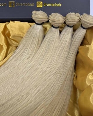 Premium UltraWeft™ – Culoarea Blond Cenușiu #18C