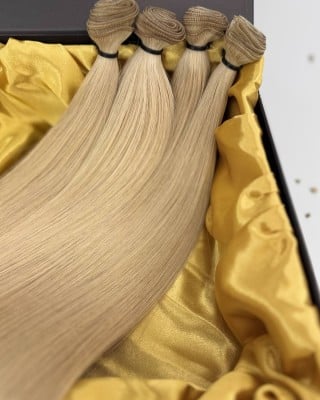 Premium UltraWeft™ – Culoarea Blond Cenușiu #6C